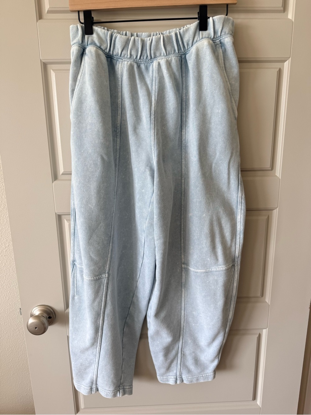 aerie Light Blue Relaxed Jogger Pants